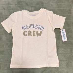 Carter's White Cousin Crew Kids T-Shirt